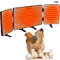 Αναδιπλούμενος πίνακας με θερμαντικά για θέρμανση κοτόπουλων και κατοικίδιων ζώων - I980